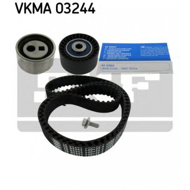 VKMA 03244 SKF Комплект (ремінь+ролики)